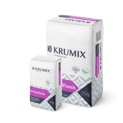 Шпаклевка гипсовая финишная KRUMIX КМ MultiFinish, 25 кг