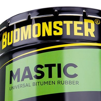 Мастика битумно-каучуковая универсальная BudMonster, 18 кг