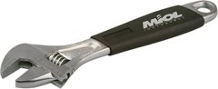 Ключ разводной Miol c эргономичной ручкой 200 мм, (0-24 мм), (54-022)