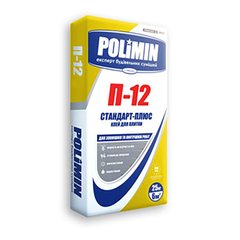 Клей для плитки Polimin П-12 Стандарт-Плюс, 25 кг